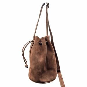 Vintage Coach A5B-4931 Sonoma Nubuck Small Drawstring Bucket Bag Brown USA